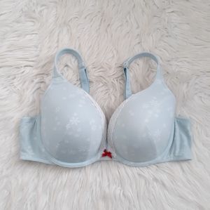 Cacique Boost Plunge Bra Blue 42C